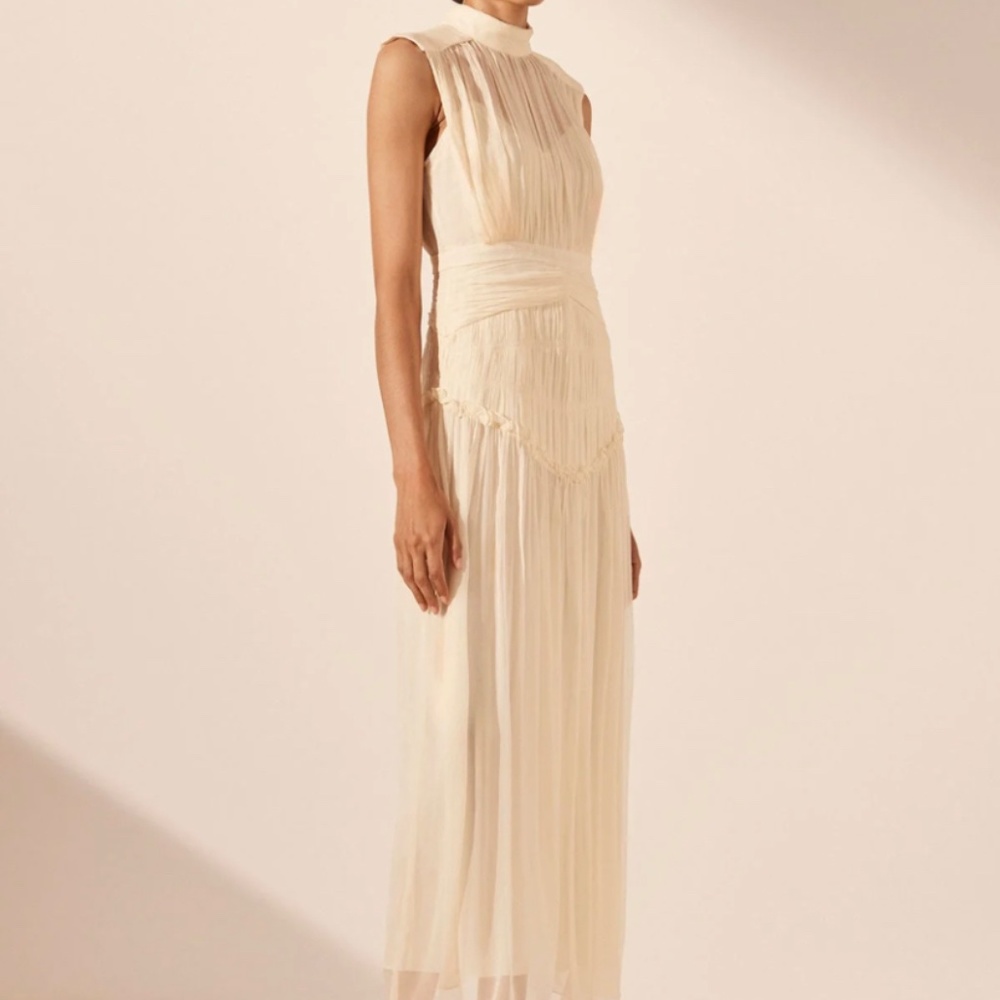 Shona Joy - Clemence dress Ivory - Picture 2 of 2